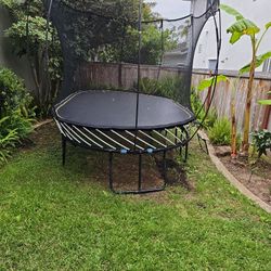 Springfree 8x13 Oval Trampoline – Summer Ready – Safe No-Spring Design