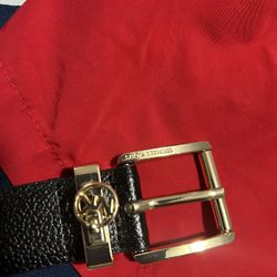 Belt - Michael Kors (MK) Genuine Men’s Leather Belt 