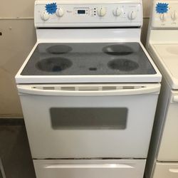 White Whirlpool Range 