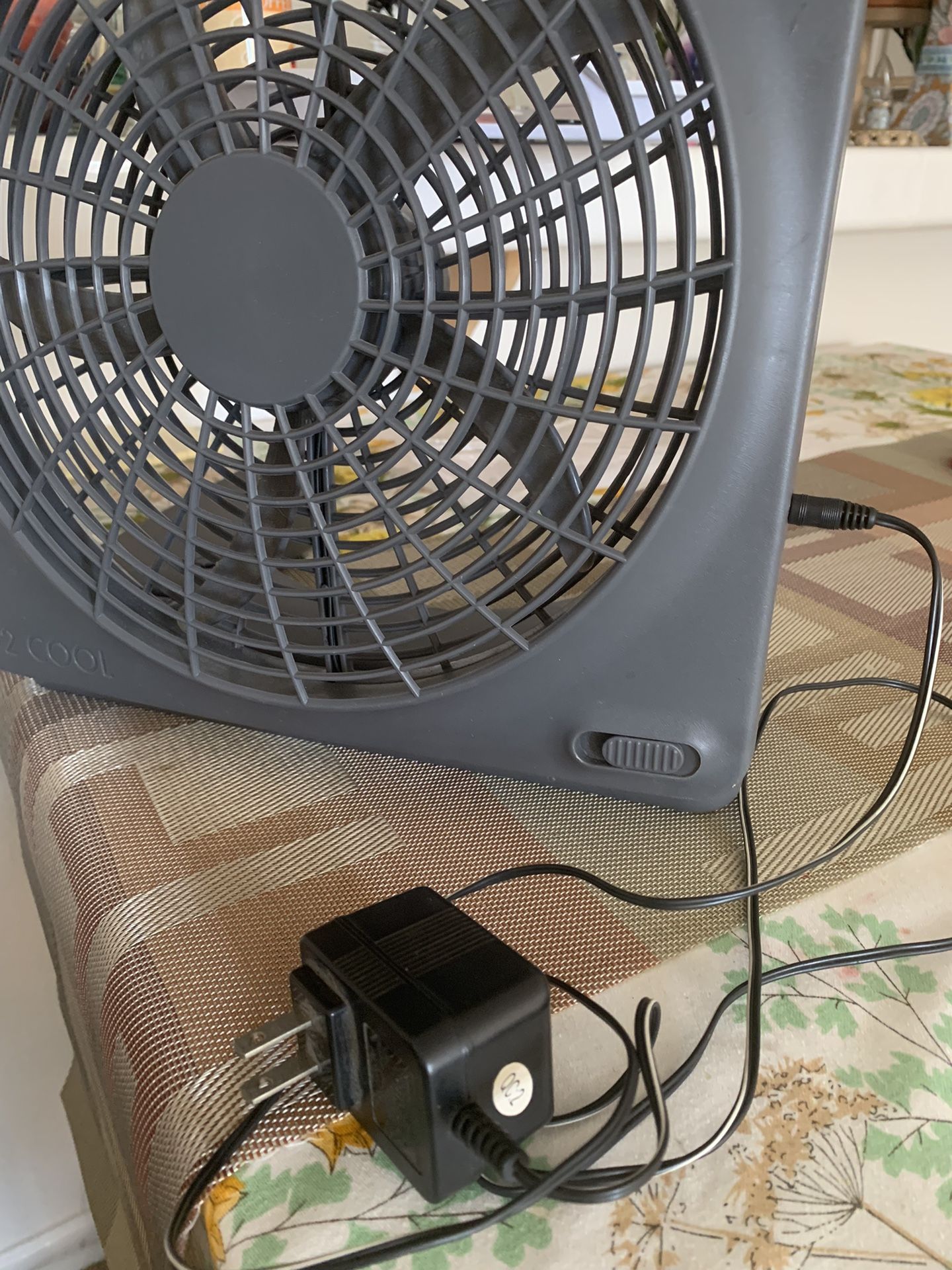 Nice 2 N 1 Fan Works On Battery And Electric Available 