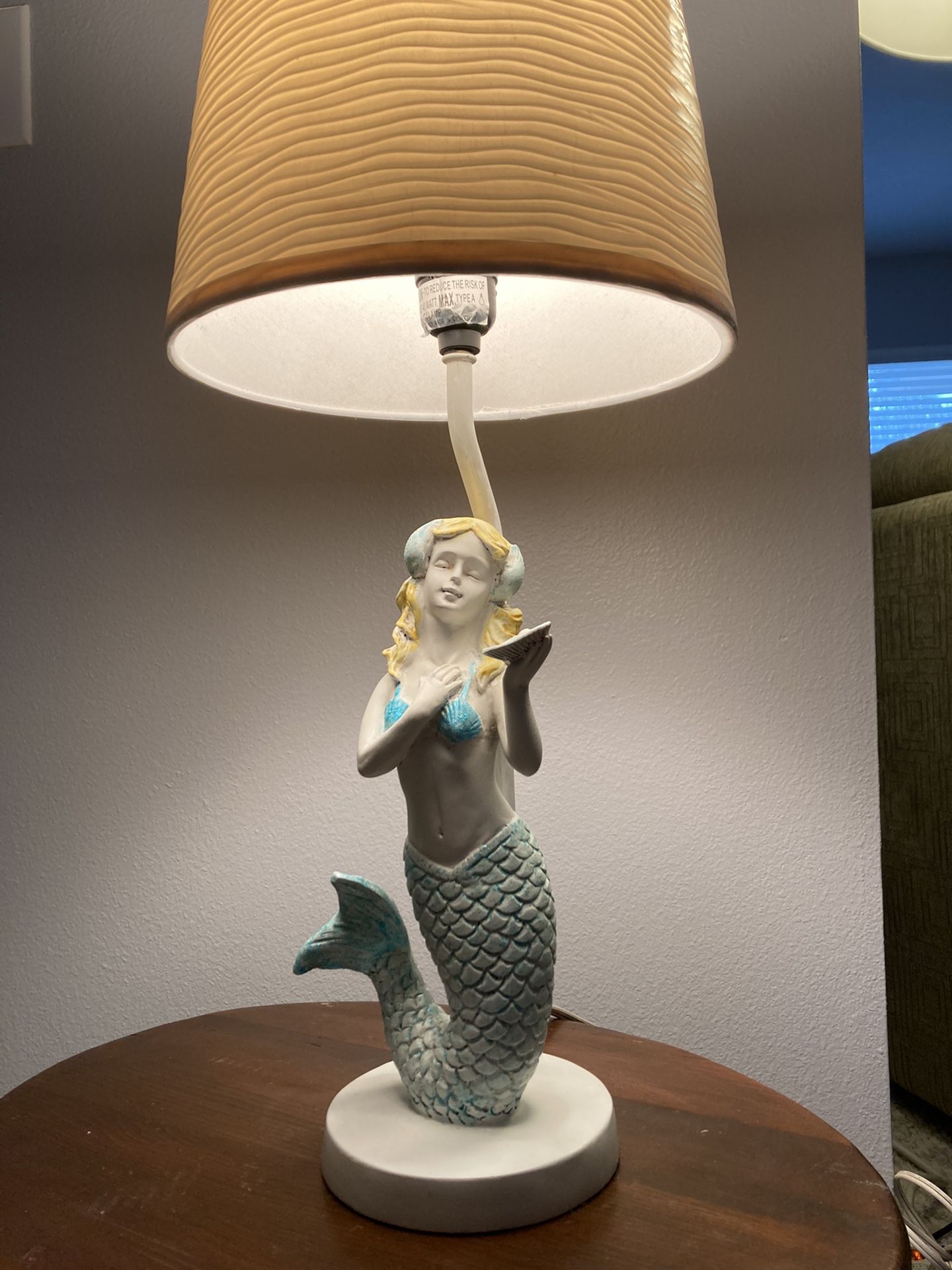 Mermaid table cheap lamp