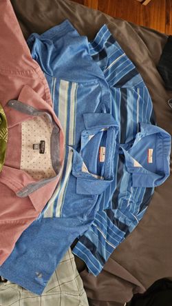 Button down polo shirts - all XL