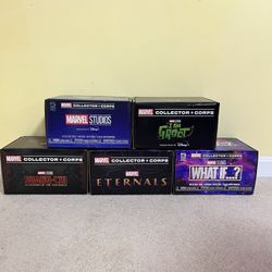 Funko Pop Marvel Collector Corps Limited Edition Boxes - $60 EACH - Sealed