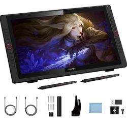 ☆ XPPen Artist 24 Pro 2.5K QHD Drawing Tablet with Screen,16.7M Colors Graphics Tablet with 8192 Pen Pressure Battery-Free Tilt Stylus & 20 Shortcut K