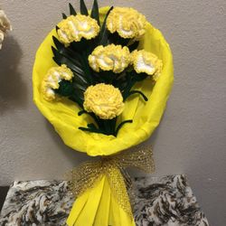 Crochet Carnations Bouquet #6