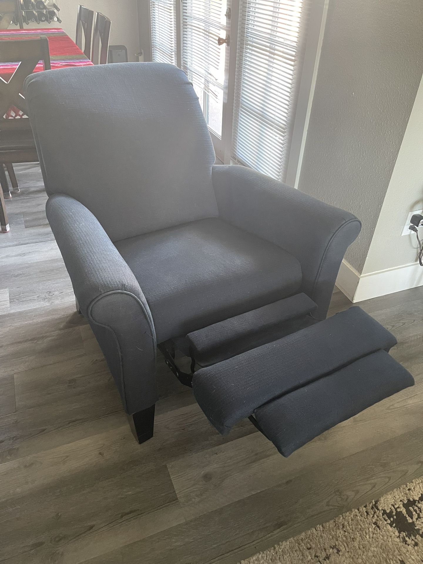 Navy Blue Recliner