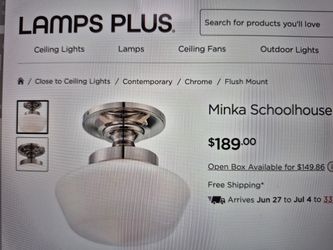 Schoolhouse Flush Mount Ceiling Lamp