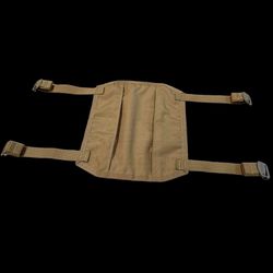 Removable Pleated Beaver Tail Attachment, USA-Made, 500D Cordura, Coyote Brown 