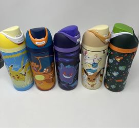 Owala x Pokemon Full set of 5 cups/ single cups 16oz Pikachu, Charizard, Gengar, Eevee, Starters