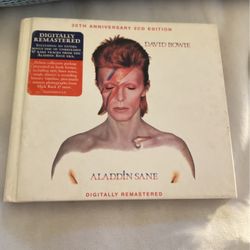 David Bowie Aladdin Sane 2 Disc Set Plus Bonus The Man Who Sold The World & The Best Of Bowie 1(contact info removed)