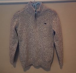 Carter's half- zip Gray pullover knit Sweater 3T