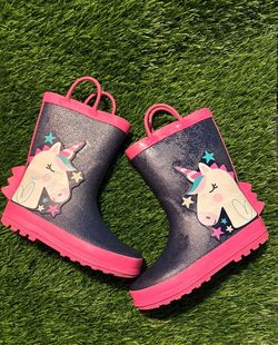 Rain boots used kid size 12 no box