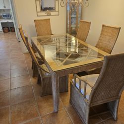 Dining table and chairs