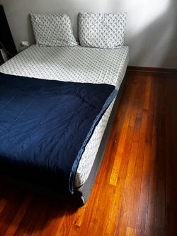 Ikea Queen Bed frame and Mattress