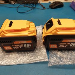 Generic
DCB606 12.0Ah 2Pack Replacement for Dewalt 60V Battery Compatible with Dewalt 60V Battery DCB609 DCB606 DCB612 20V/60V Cordless Power Tools Li