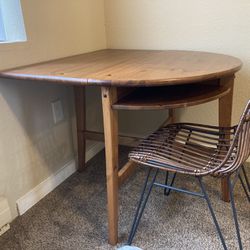 Small Folding Dining or Work Table