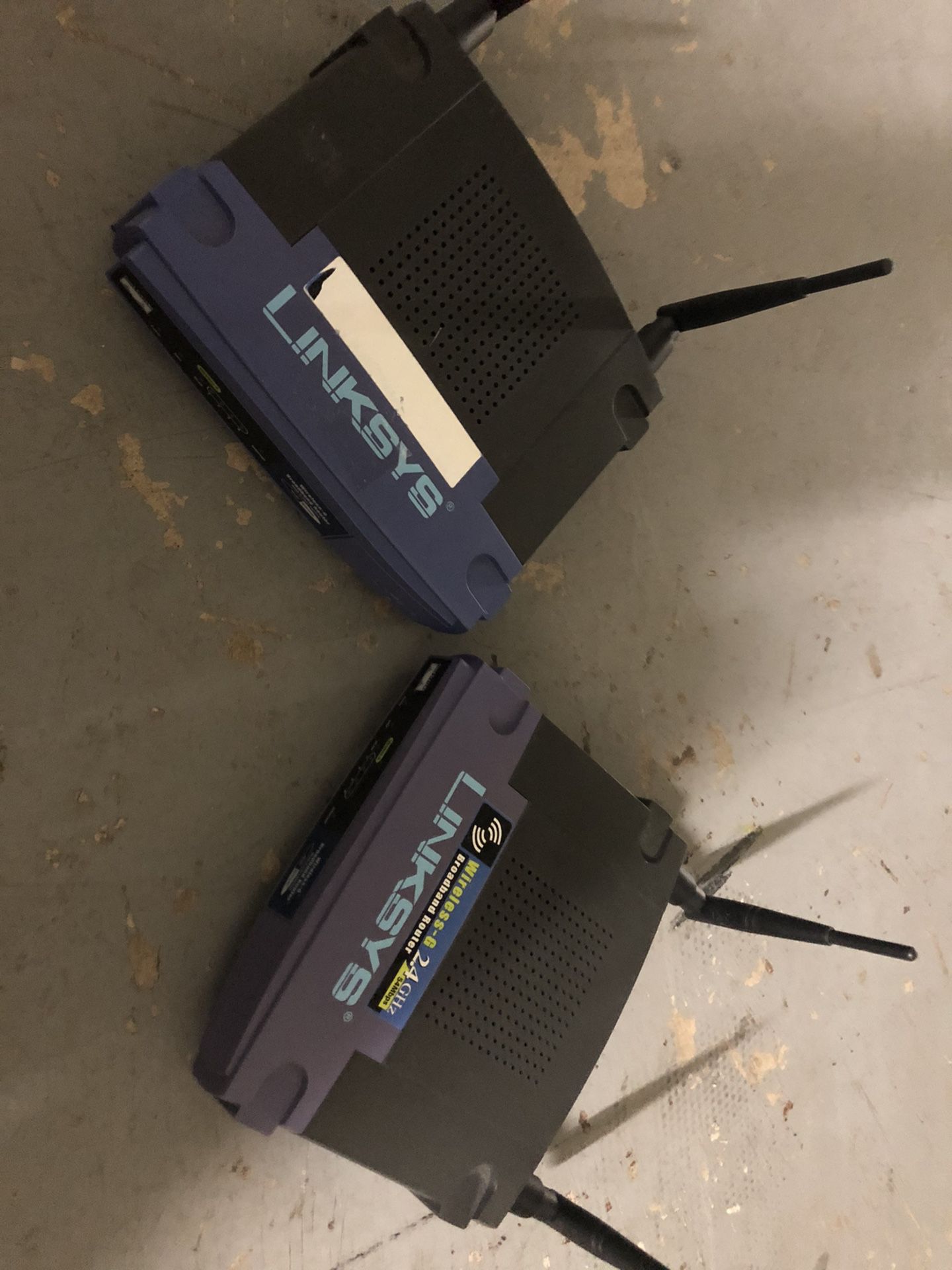 2 LinkSys Routers