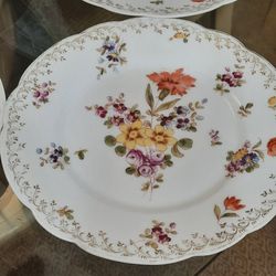 German China Bread Plates