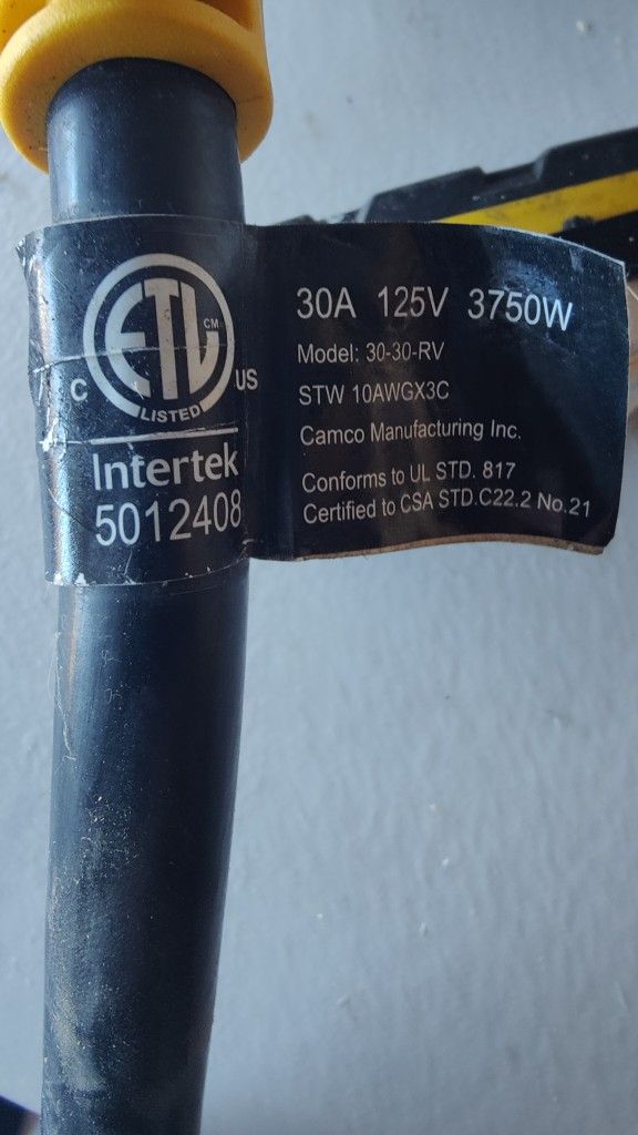 RV 30 Amp Cords