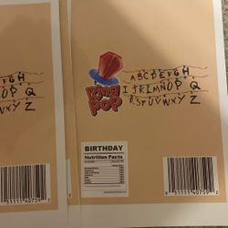 Stranger Thing Birthday Theme Candy 