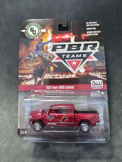 Auto World Red Chase PBR Team 2021 Ram 1500 Limited