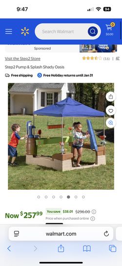 Water Table -  Step2 Pump & Splash Shady Oasis