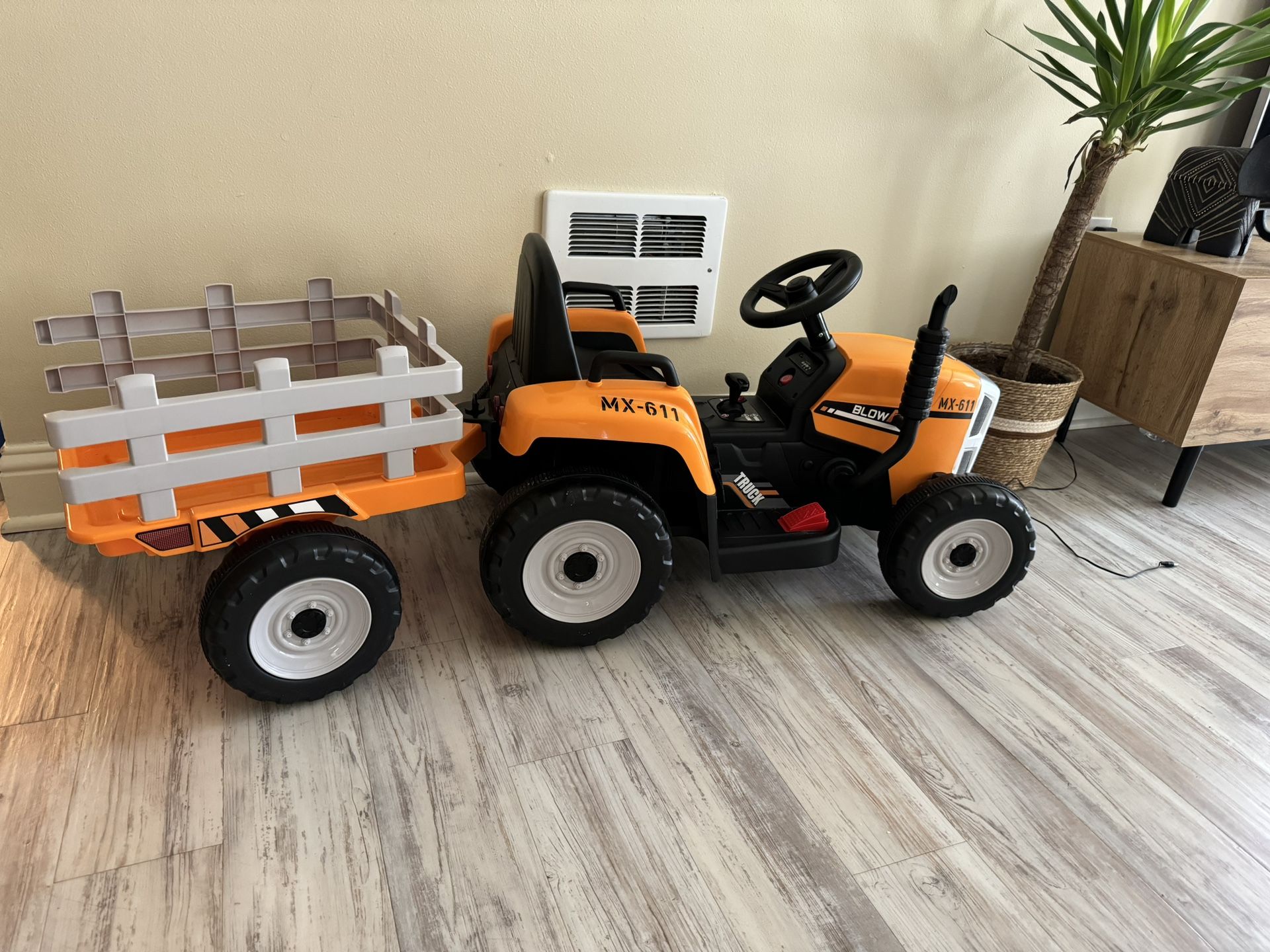Ride On Tractor Ride On Car Electric Car with Trailer