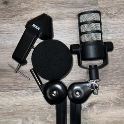 Rode PodMic + PSA1 Arm + Sony MDR-7506 (NEW) – Podcast Kit
