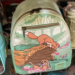 Disney Fox And Hound Loungefly Backpack NWT