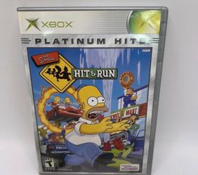 The Simpsons Hit & Run (Original Xbox) Platinum Hits CIB Complete