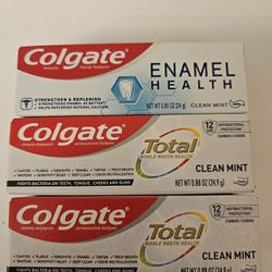 Colgate Toothpaste - Qty 3 - Travel Size