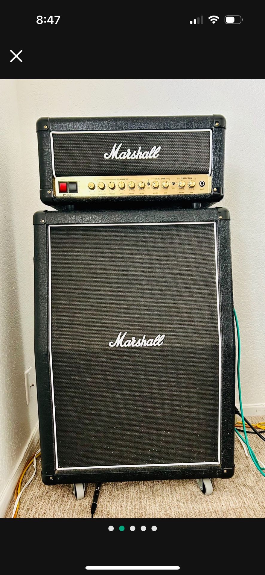 Marshall 2 X12 Vertical Cab (upgraded)