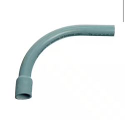 Carlon 1-1/4 in. 90° Schedule 40 Standard Radius Electrical Belled End Elbow (UA9AGB-12-HD) LOT OF 4