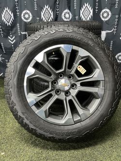 2025 Chevy Tahoe High Country 6 Lug 20 Inch OEM Wheels