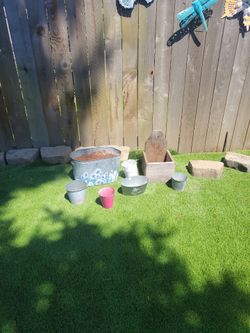 Metal pots