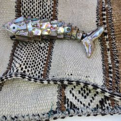 vintage abalone Mexican  Bottle opener