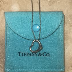 Tiffany & Co Open Heart Necklace 