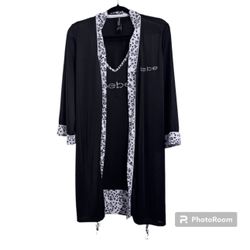 Shipping Only!  Bebe Bling Logo Chemise & Robe Set