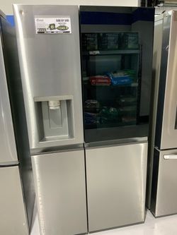LG 27 cu.ft Smart Refrigerator with Instaview Door $1,050