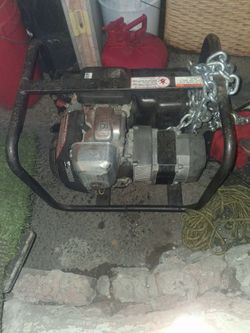 Portable Gas-Powered Generator with Frame