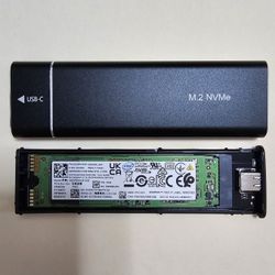 Intel 512GB 670p NVMe 2280 PCIe M.2 SSD Solid State Drive SSDPEKNW512GZ with Type-c Enclosure