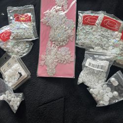 Wedding Sequins/ Pearls Jewel Applications 