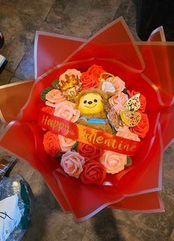 Winnie The Pooh Bouquet Forever Foam Roses 