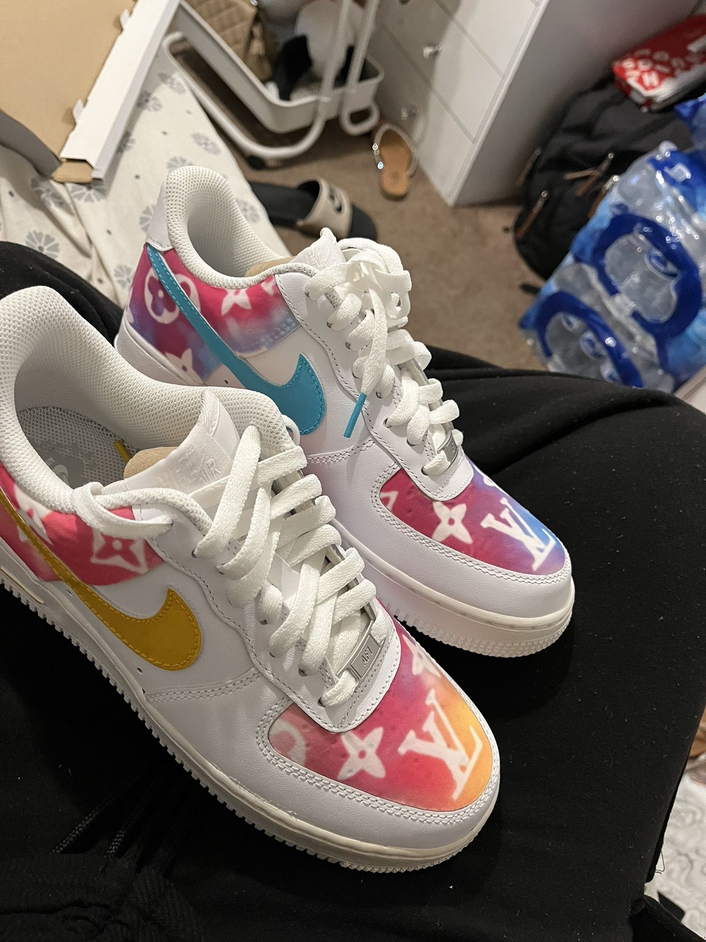 LV design Air Force 1s