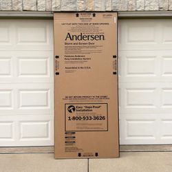 New Anderson 3000 Series 36 in. x 80 in. Storm Door / Screen Door