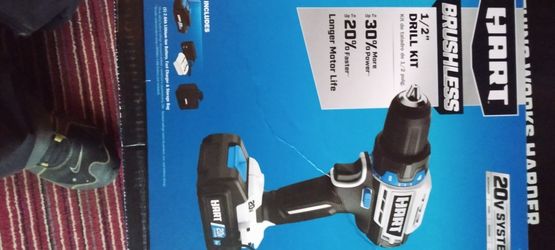 Brand New Hart 1/2" Hammer Drill Kit