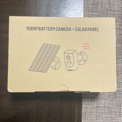 Camera+solar Panel 