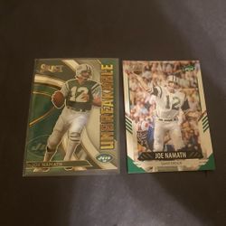 Joe Namath Card Lot