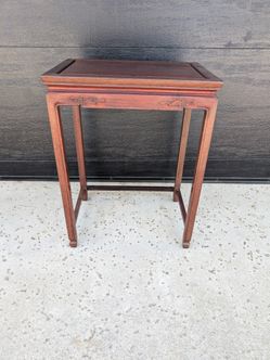 Beautiful Mahogany Contemporary Chinese Side Table