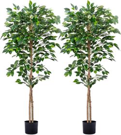 Artificial Ficus Fig Tree 4ft 5ft 6ft 7ft New in Box $59
